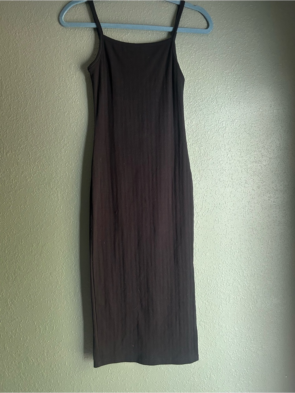 Wild Fable black midi dress with spaghetti straps, size XS #maxi #summer